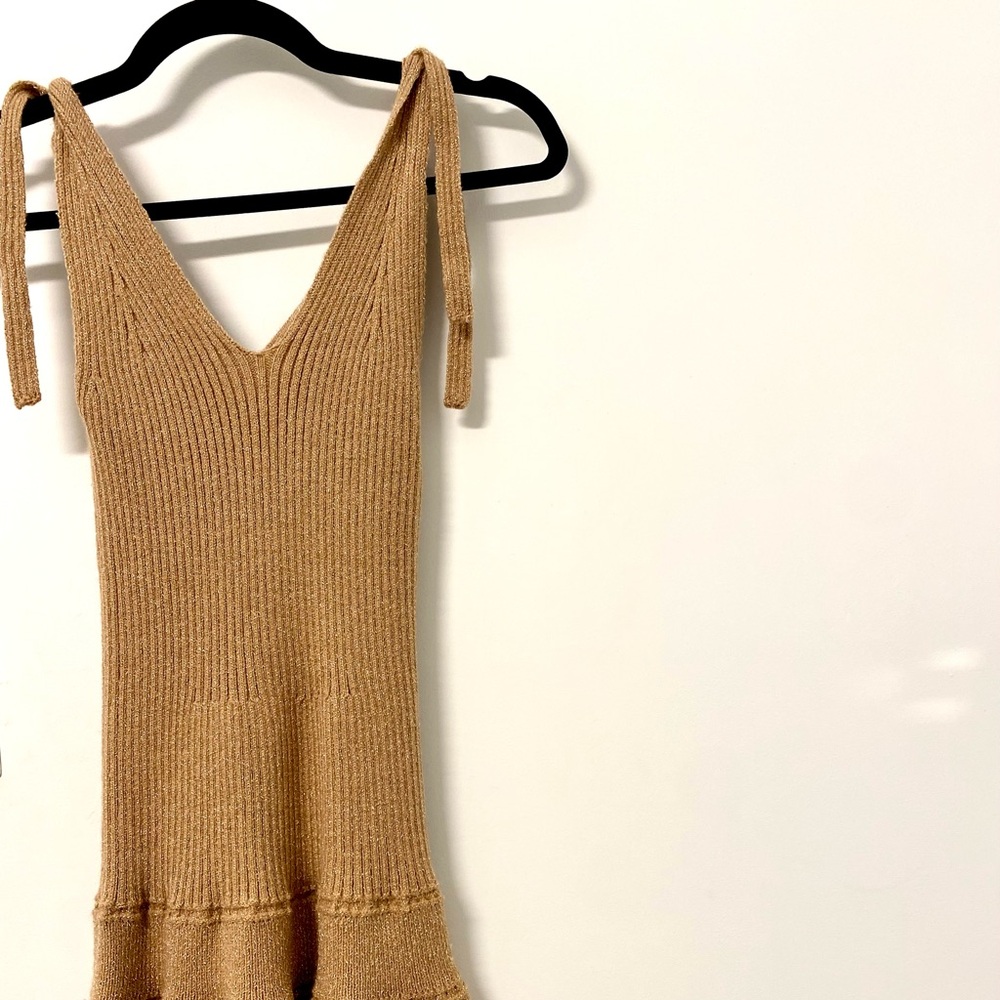 Gold Mini Dress